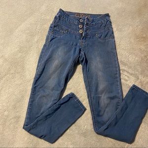 Rue 21 3 Button High Waist Jeggings